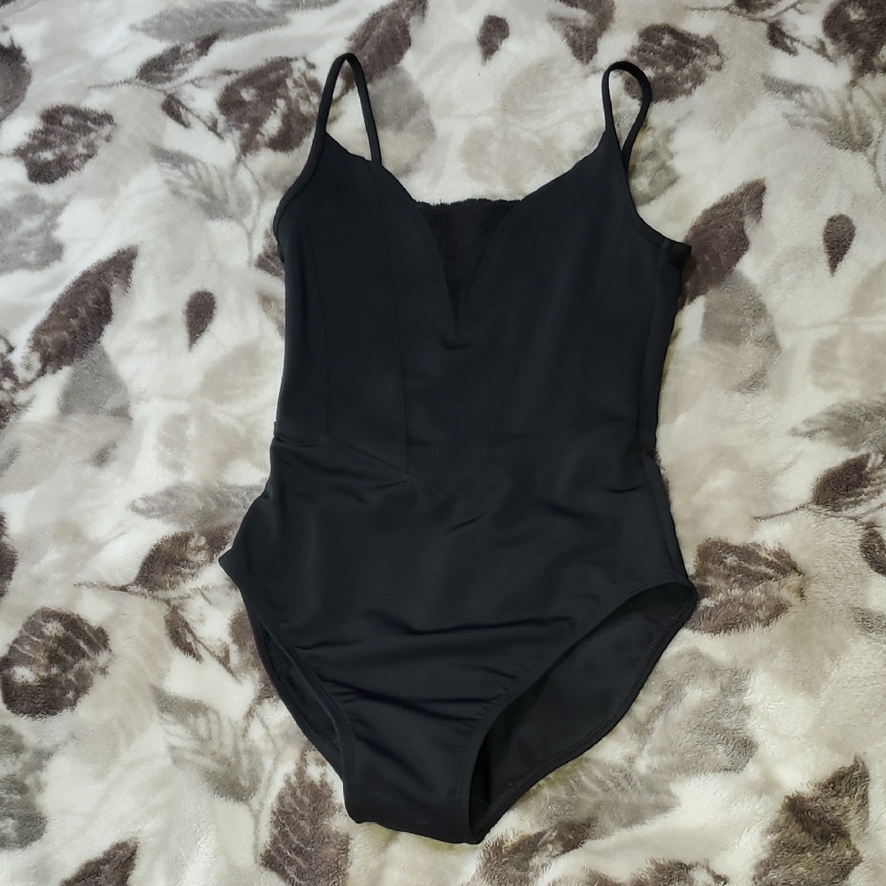 Danse De Paris Black Ballet Dance Leotard AS